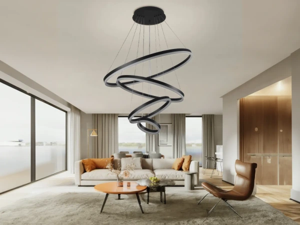 LED visiace svietidlo + diaľkový ovládač 135W - J4314/B 1