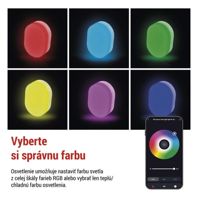 GOSMART WIFI PIR SENZOR S NOČNÍM SVĚTLEM 6