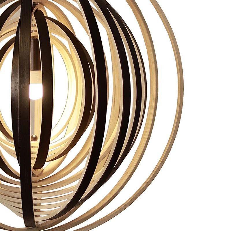 Závesné svietidlo z masívneho dreva E27 / 500 - WRE072 2