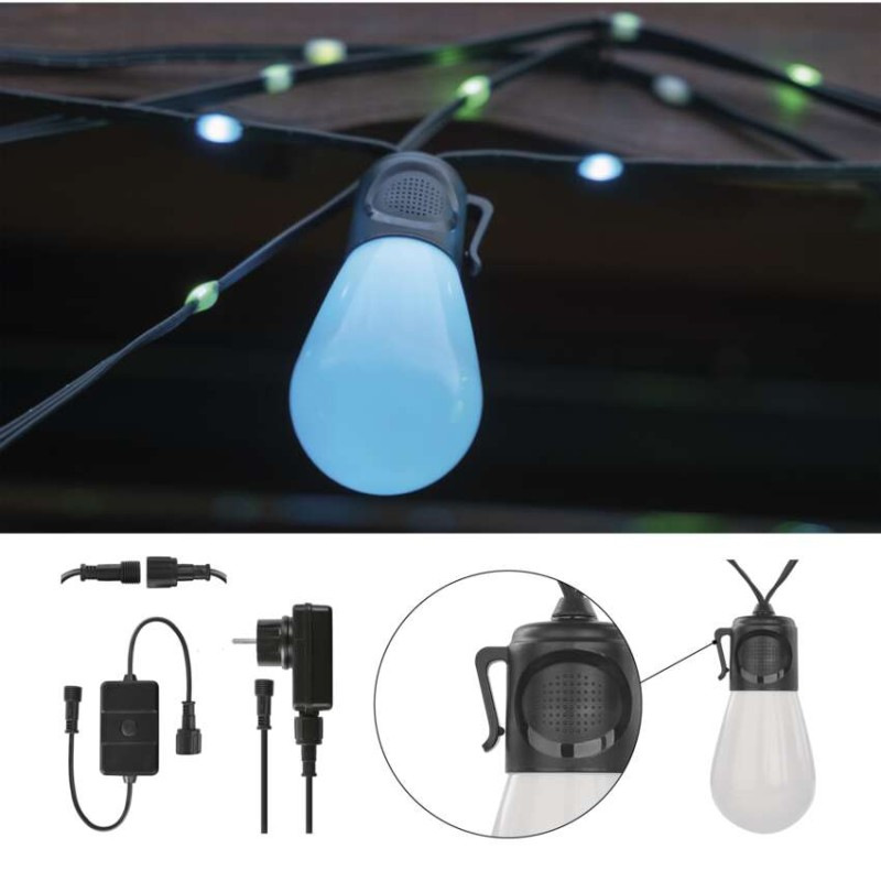 GOSMART LED SVĚTELNÝ ŘETĚZ 15x PÁRTY ŽÁR 5