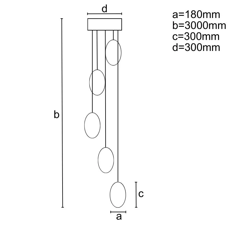 LED visiaca lampa + diaľkový ovládač 70W - J4349/BR 2