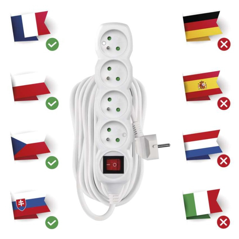 PRODLUŽKA 4Z 7M S VYP. 1,5MM 3