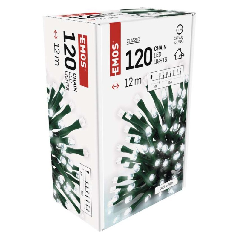 VIANOCE reťaz classic 120LED 12M IP44 D4AC03 11