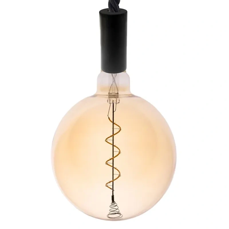 LED dekoratívna žiarovka / filament SPIRAL 4W VINTAGE - G200 / E27 / 2000K - ZSF115 5