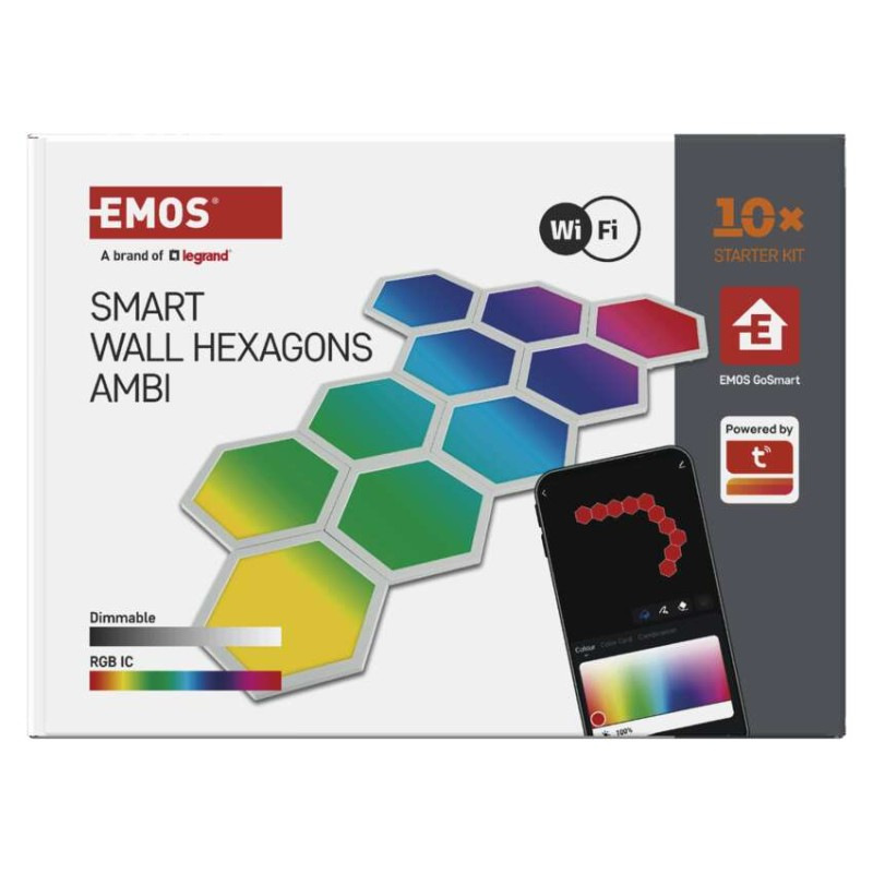 GOSMART WALL HEXAGONS (10pack) 11