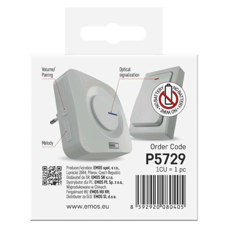 Zvonček bezdrôtový P5729 12