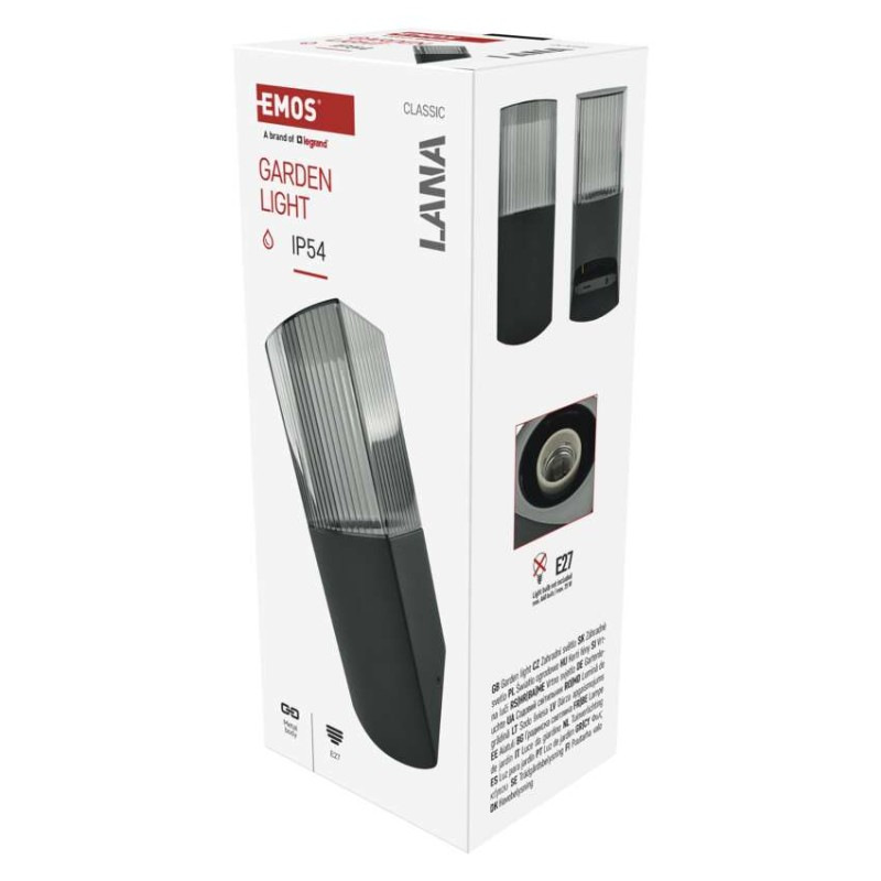 LED ZAHRADNÍ SVÍTIDLO,E27,IP54,MAX 25W,N 6