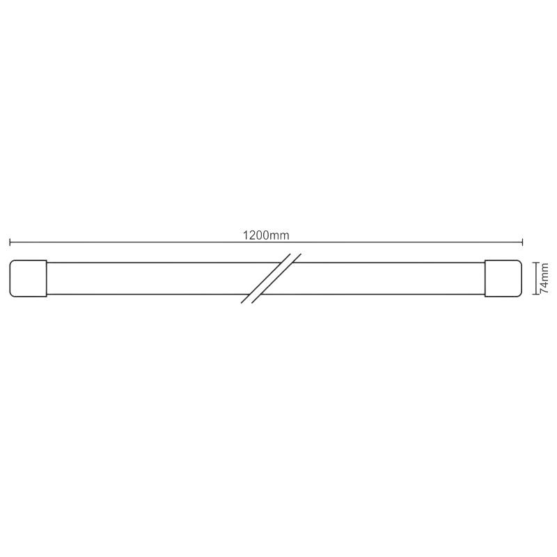 LED svietidlo 72W / IP20 WTL1200 / 4000K - LNL125 2