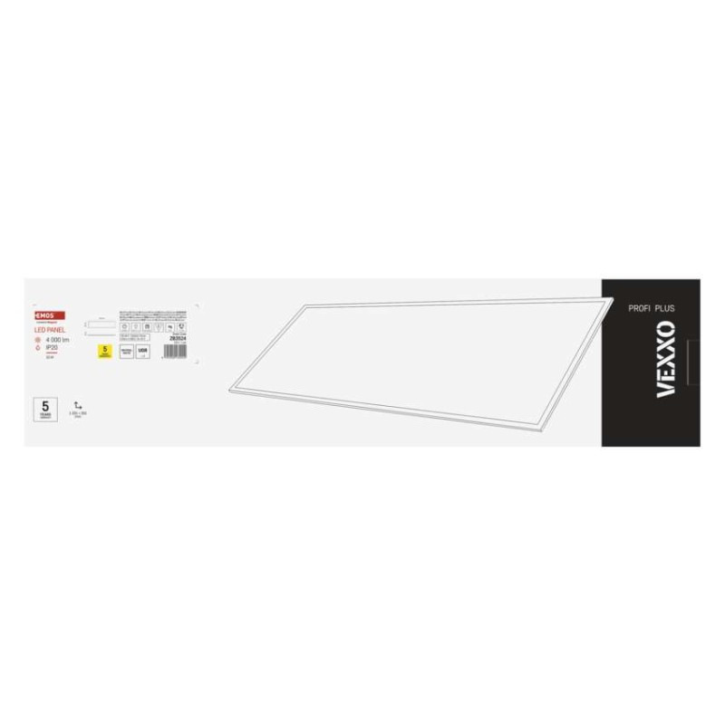 LED PANEL VEXXO P. 30×120 33W 4000LM IP2 14