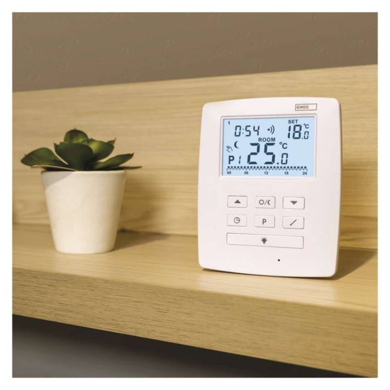 Termostat izbový OpenTherm P5611OT digit.7°C-30°C,po 0,2°C 5