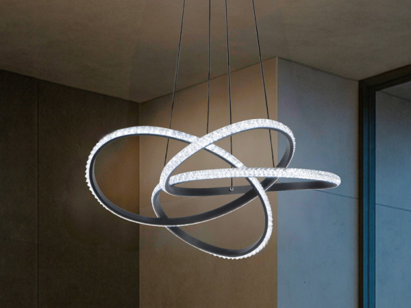 LED závesné svietidlo s diaľkovým ovládačom 95W - TA2309/B