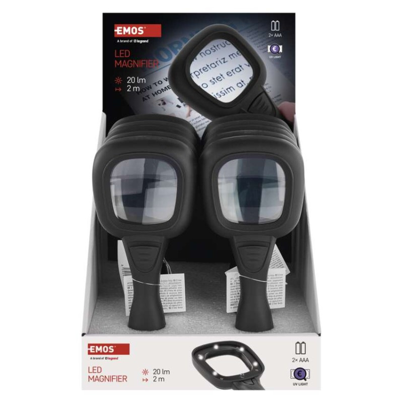 Lupa LED s UV svetlom P4717 1