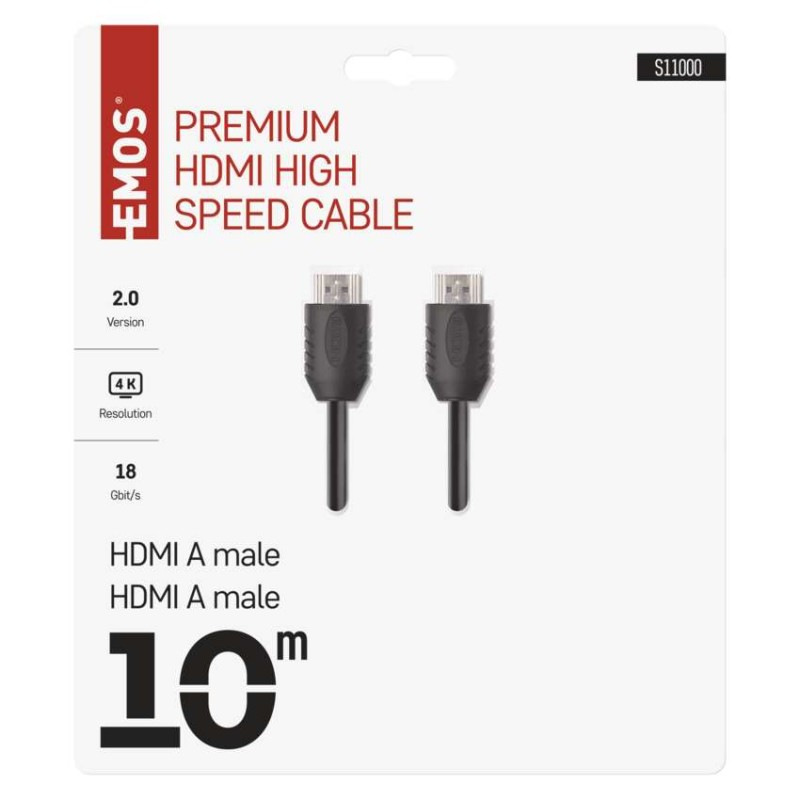 Kábel HDMI 10m 2.0 A vidlica – A vidlica 2