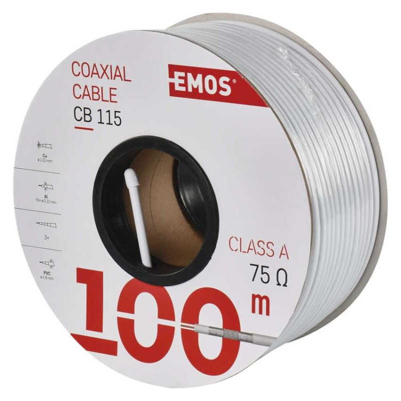 KOAXIÁLNÍ KABEL CB115 100M 4