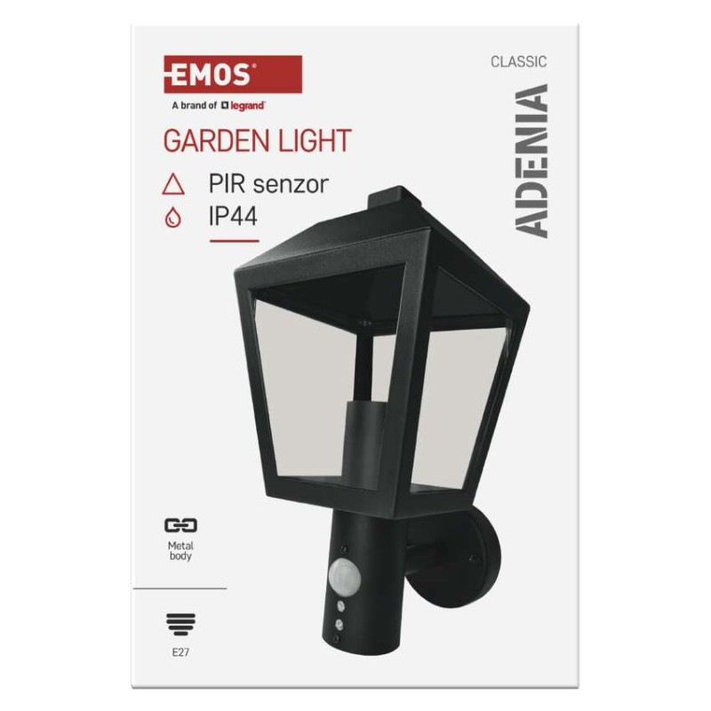 LED ZAHRADNÍ SVÍTIDLO,E27,IP44,MAX 15W,N 12