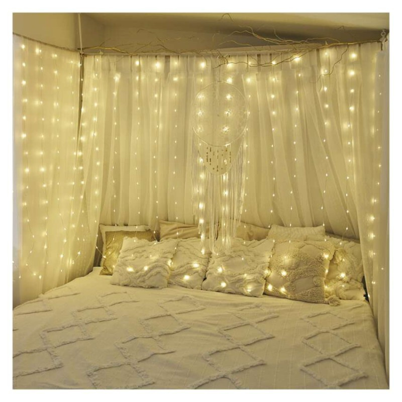 180LED NANO CURTAIN MF 1.7X1,5M WW 4