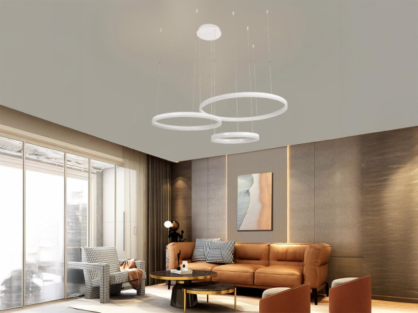 LED závesné svietidlo s diaľkovým ovládačom 125W - J4384/W 6