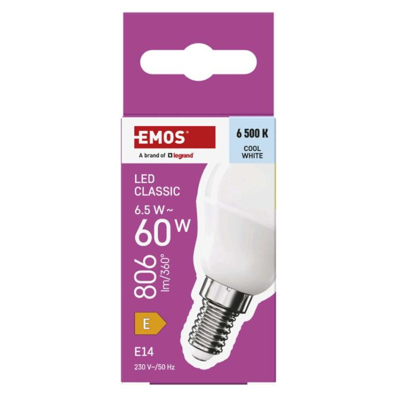 LED CLS MINI GLOBE 6,5W(60W) 806lm E14 C 5