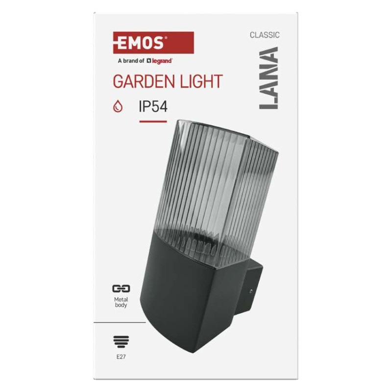 LED ZAHRADNÍ SVÍTIDLO,E27,IP54,MAX 25W,N 11