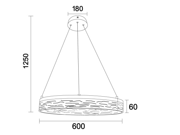 ALIANZ dizajnový závesný luster - N1001 9