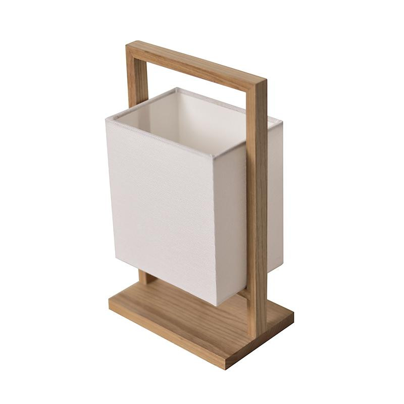 Dizajnová stolná lampa z masívneho dreva E27 / 60W - WRE181 4