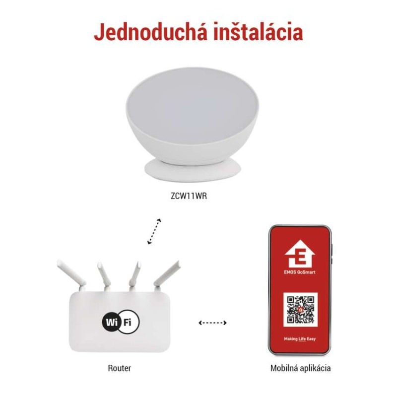 GOSMART AMBIENTNÍ LED LAMPA 7W 330LM BÍL 5