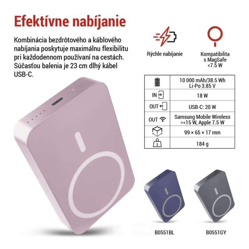 EMOS POWERBANKA WI 1046 10000MAH LOSOSOV 4