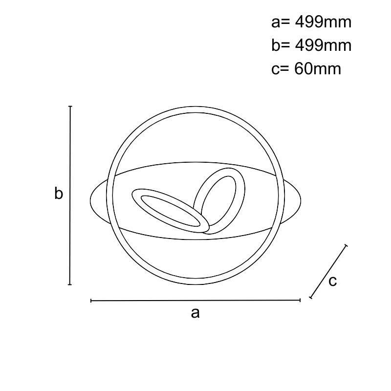 LED stropné svietidlo s diaľkovým ovládačom 105W - J1337/W 11