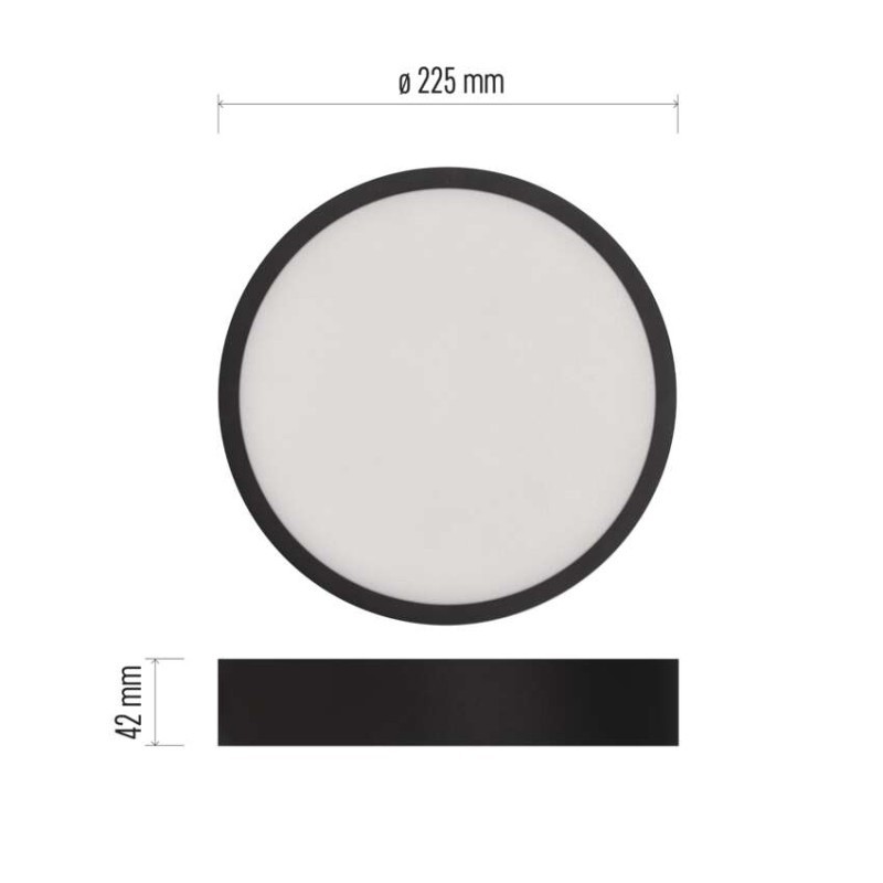 LED SVÍTIDLO NEXXO PŘ.KR 21W 1900LM IP40 2