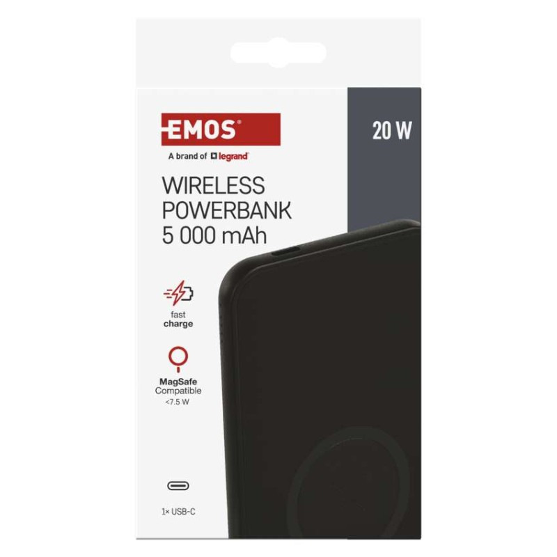 EMOS Micro powerbank WI 521 5000 B 10