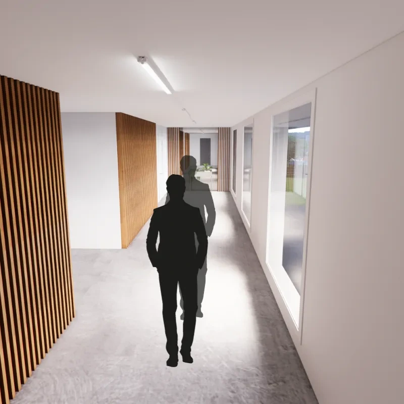 LED technické nadpájacie svietidlo so senzorom 36W / IP65 /1200 / 4000K - LNL322/1S 7