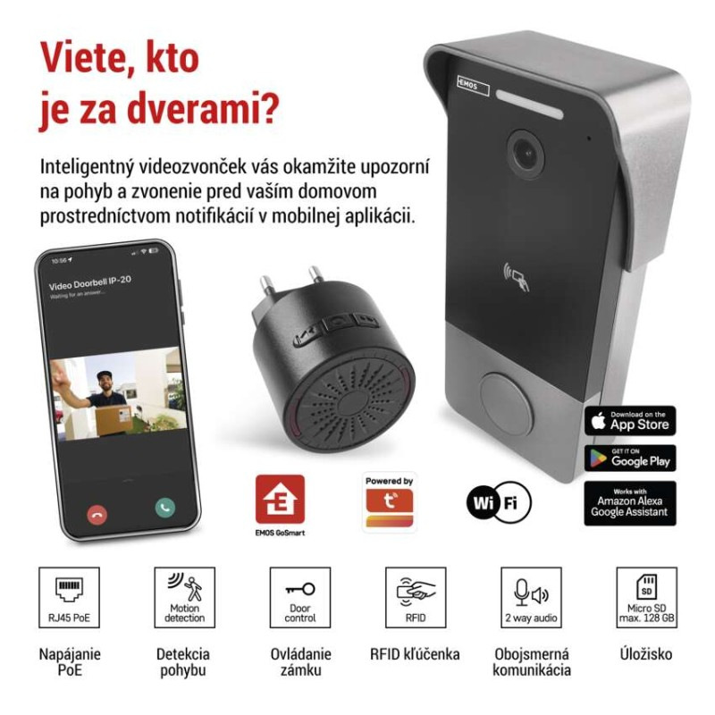 Videozvonček GoSmart IP-20PoE H4033 1
