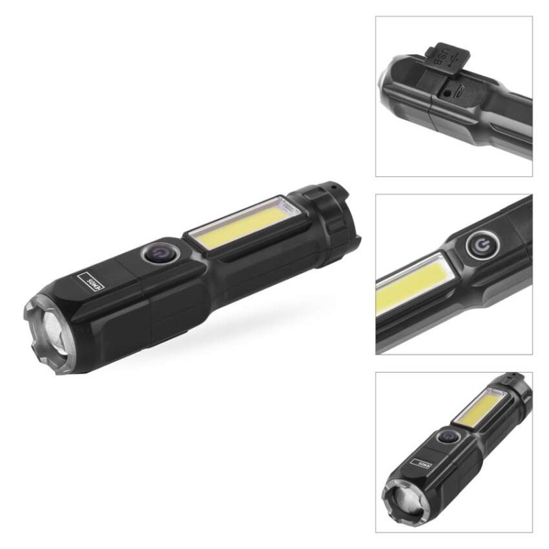 LED+COB LED NAB. SVÍTILNA 150lm 1 200mAh 13