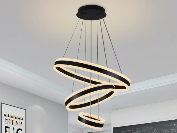 LED závesné svietidlo + diaľkový ovládač 165W - J4318/B 4