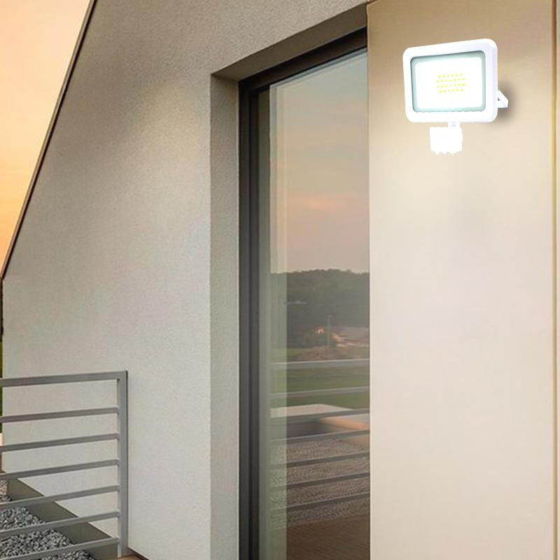 Vonkajší biely LED reflektor 20W / 4000K - LF0122S 4