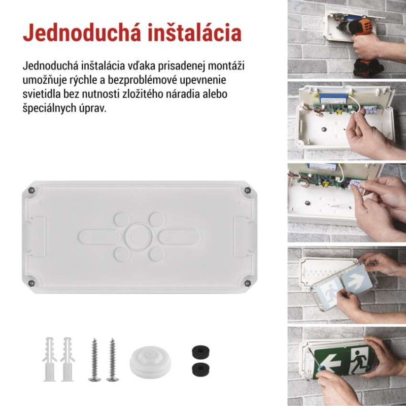 Núdzové svietidlo NESSI 4W 3hod. IP66 LED ZN2130 EMOS 2