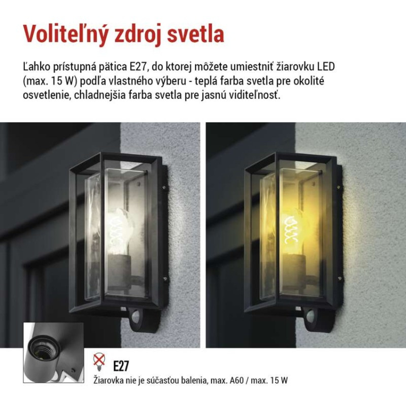LED ZAHRADNÍ SVÍTIDLO,E27,IP44,MAX 15W,N 4