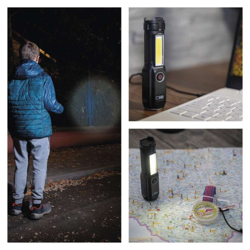 LED+COB LED NAB. SVÍTILNA 150lm 1 200mAh 14