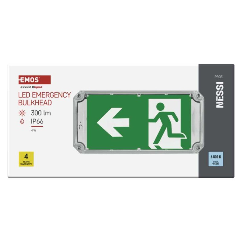 Núdzové svietidlo NESSI 4W 3hod. IP66 LED ZN2130 EMOS 10