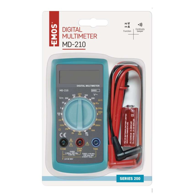 Merací prístroj M0391 EM391 MULTIMETER 5