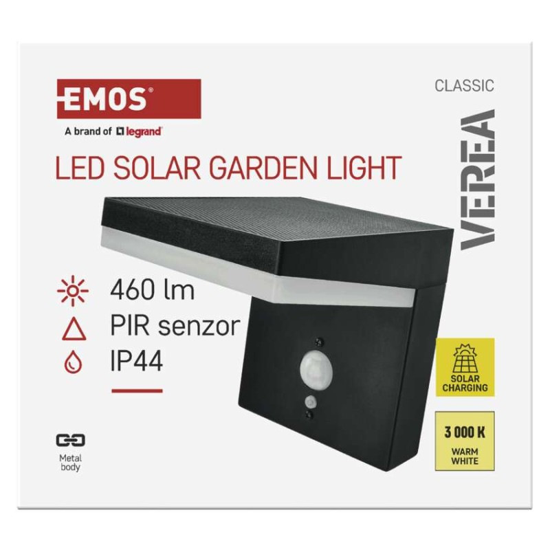 LED ZAHRADNÍ SVÍTIDLO,IP44,SOLÁRNÍ, NÁST 12