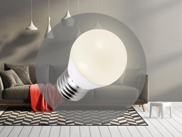 LED žiarovka 5W - G45 / E27 / SMD / 3000K - ZLS817 5