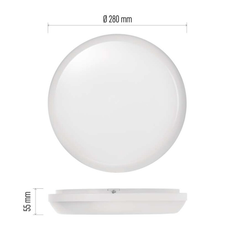 LED DORI PŘ.KR IP54/24W/NW B 2