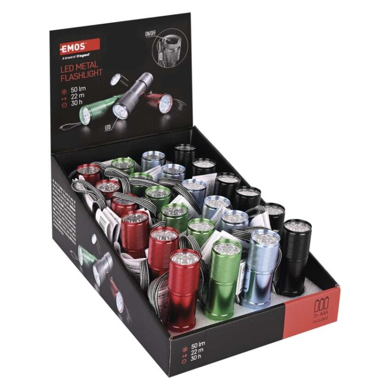 LED SVÍT.9 DIOD - 3AAA + BAT 1