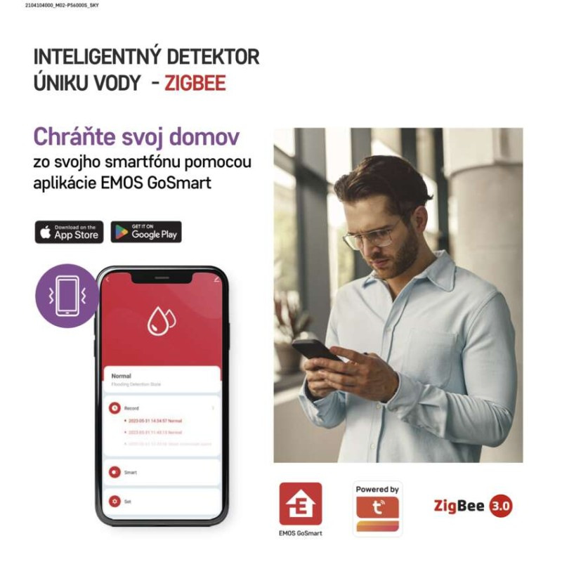 Detektor GO SMART úniku vody P56000S EMOS 2