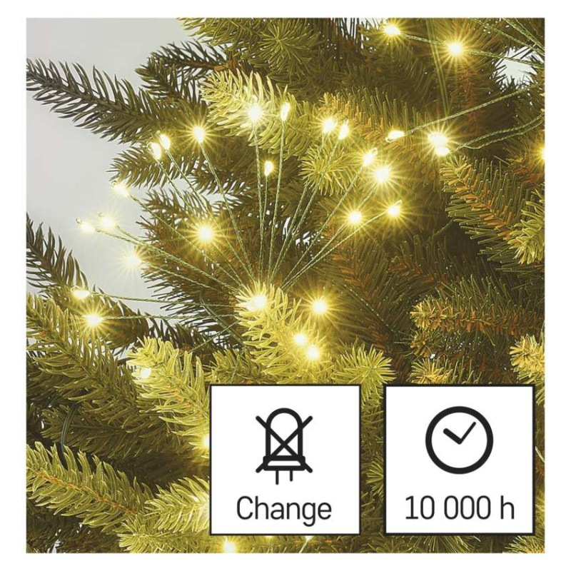 Řetěz svítící trsy, nano, 5,2M WW čas. 11
