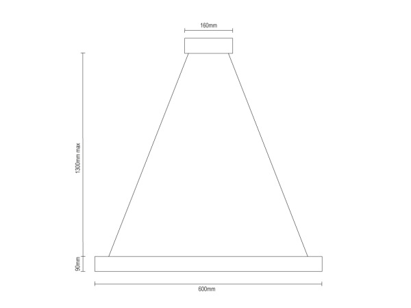 LED závesné svietidlo + diaľkový ovládač 80W - J4393/B 1