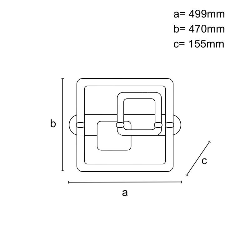 LED stropné svietidlo s diaľkovým ovládačom 140W - J3342/B 7