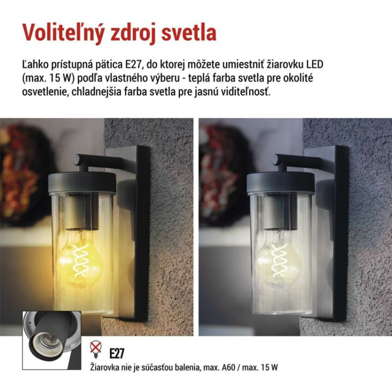LED ZAHREDNÍ SVÍTIDLO,E27,IP44,MAX 15W,N 3