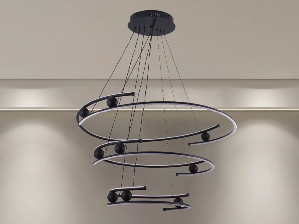 LED visiaca lampa na lanku + diaľkový ovládač 170W - J4347/B